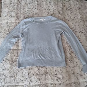 Thin light blue forever21 sweater